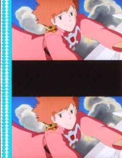 風の谷のナウシカ 35mm映画フィルム 連続５コマ 島本須美 NAUSICAA