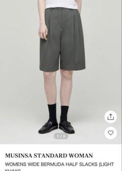 musinsa standard HALF SLACKS