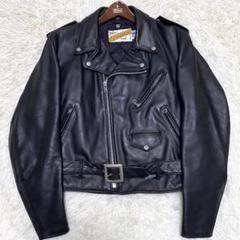 【美品•サイズ42✨】schott ダブルライダースジャケット 618 ベルト黒 美品•サイズ42✨】schott ダブルライダースジャケット 618