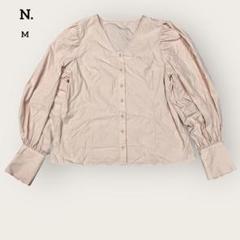 N.M フェミニン シンプル 上品 ギャザーブラウス　上品