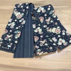 美品 着物 浴衣 リバーシブル“影から飛び出すほんのり甘い桜