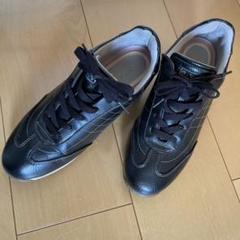 a.v.v ミッシェルクラン ヒールスニーカー　厚底スニーカー　黒　23.5