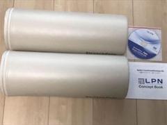 LPN 正規品 ストレッチポール ハーフカット 2本、DVD付き