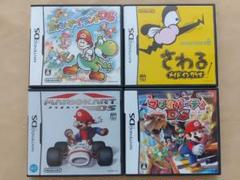 マリオカート　マリオパーティ　ヨッシーアイランド　さわるメイドインワリオ　4枚