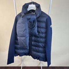 MONCLER ストライプマフラー ネイビー 楽天市場】モンクレール ダウン メンズ（カラーネイビー