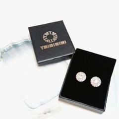 ピアス レディース 女性 キュービックジルコニア 金属アレルギー対応