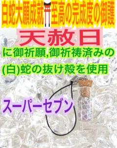 全運気を好転✨小瓶✨チャーム✨蛇の抜け殻✨白蛇のお守り【天赦日ご祈祷済み】B