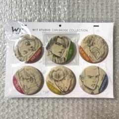 進撃の巨人 WIT STUDIO スクエア 缶バッジ リヴァイ ペトラ オルオ 進撃の巨人 WIT STUDIO スクエア 缶バッジ リヴァイ ペトラ