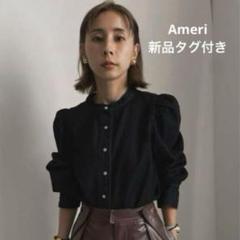 新品タグ付き★Ameri★DENIM POOFY BLOUSE★人気新品★即完売 新品タグ付き☆Ameri☆DENIM POOFY BLOUSE☆人気新品☆即完売