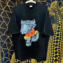 IN FACE 個性的 メンズ リプリント Tシャツ 新品 ウォッシュ加工