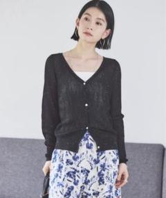 【新品未使用】　DOUX ARCHIVES カーディガン シアースパンコール 黒