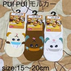 PUI PUI モルカー ベビー靴下 3足セット 15〜20cm