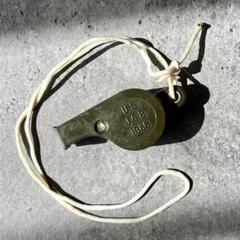 真鍮製 US ARMYビンテージホイッスル 米軍アメリカミリタリーUSA ww2 真鍮製 US ARMYビンテージホイッスル 米軍 アメリカ ミリタリー
