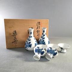時代物 花鳥染付大徳利 焼物 レトロ L196 時代物 花鳥染付大徳利 焼物 レトロ L196 - メルカリ