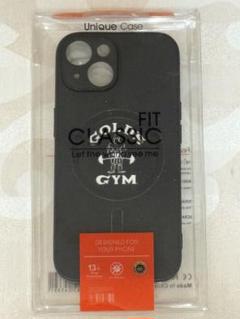 【レアもの】ゴールドジム オリジナル iPhone15用 スマホケース　黒