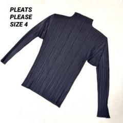 美品✨PLEATS PLEASE XLサイズ ブラック プリーツ 長袖 トップス