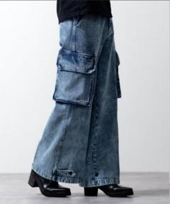 CLEL M-47 タイプ ミリタリー フレア カーゴ パンツ グレー CLEL】M-47 Type Military Flare Cargo Pants/M-47 タイプ
