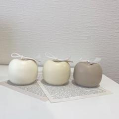 【handmade】apple soy candle