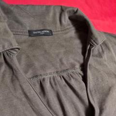 UNITED ARROWS 深緑 半袖シャツワンピース