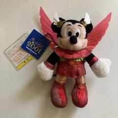 東京ディズニーランド　ぬいぐるみバッジ　ミッキーマウス　2001 平成レトロ