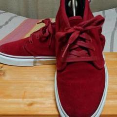 【美品】VANS チャッカ ブーツ - スエード - 赤のサムネイル
