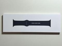 【新品】純正 アップルウォッチ 46mm M/L スポーツバンド・ミッドナイト①