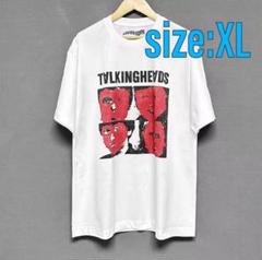 【白/XL】TALKINGHEADS トーキング・ヘッズ バンドTシャツのサムネイル