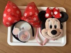 ディズニー ミニー リボンカチューシャ ポシェット スーベニアスナックケース