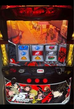 実機　パチスロ　ロデオ　サミー　ペルソナ5＋コイン不要機　全国送料無料 楽天市場】パチスロペルソナ5 FR コイン不要機セット ロデオ