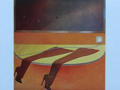 Allen Jones、Why not tease、希少画集画、新品額装付 Allen Jones、Why not tease、希少画集画、新品額装付 絵画