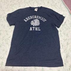 Abercrombie & Fitch ネイビー Tシャツ L