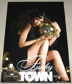 ❺激レア 新品 安室奈美恵 販促 告知 ポスター B2 Funky Town 安室奈美恵 告知ポスター ファンキータウン funky town B2サイズ