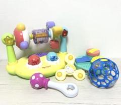 赤ちゃん用おもちゃ 5点セット 知育玩具 オーボール マラカス ラトル