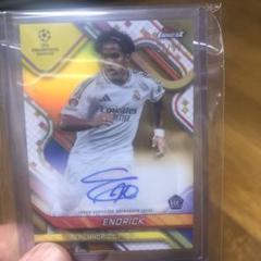 topps finest soccer エンドリッキ 直筆サインカード