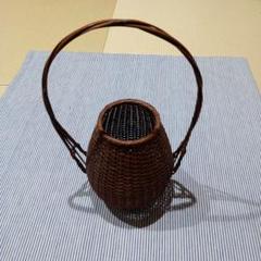 花器　竹籠　花入