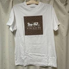 COACH シグネチャーホースアンドキャリッジ半袖Ｔシャツ　保存袋付き　新品 COACH シグネチャーホースアンドキャリッジ半袖Tシャツ 保存袋