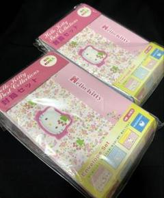 【未使用】ハローキティ　封筒・シール　1999年製　カオハナ　14点セット　希少 未使用】ハローキティ 封筒・シール 1999年製 カオハナ 14点