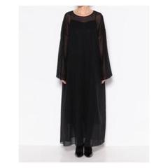 ランバンコレクション　シアーマキシワンピース
