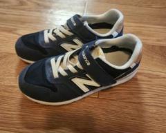 New Balance ネイビー スニーカー ベルクロ 21cm