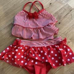 難あり！女の子　セパレート水着　120