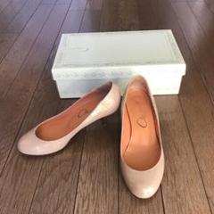 再値下げ❗️クラーピアス　クロコ風エナメルパンプス