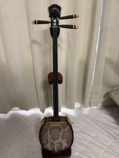 専用。三線■カミゲン黒木 国吉真陽作 本皮■本張り 黒檀 鶉目 専用。三線□カミゲン黒木 国吉真陽作 本皮□本張り 黒檀 鶉目