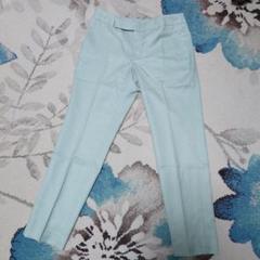 【未使用品】ミントグリーンスリムフィットパンツ M