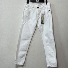 【新品】MIDVALLEY デニムパンツ W64 スキニーパンツ ホワイト