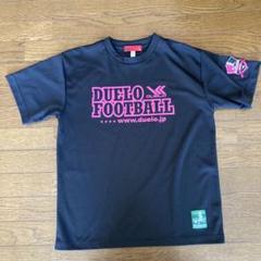 DUELLO ブラック Tシャツ FOOTBALL