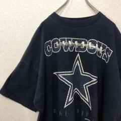 アメリカ古着　tシャツ アメフト　カウボーイズ　90s XL 617