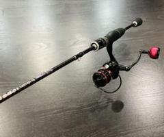 お礼や感謝伝えるプチギフト 釣りセット2ピーススピニングロッド168cm&1000番リール・ライン ロッド