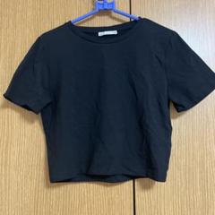 ZARA ブラック 半袖 Tシャツ Lサイズ