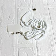 ストラップショルダー ホワイト 携帯 スマホ