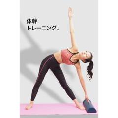 ヨガポール ネイビー 1個 ストレッチ ポール ハーフ カット スリム